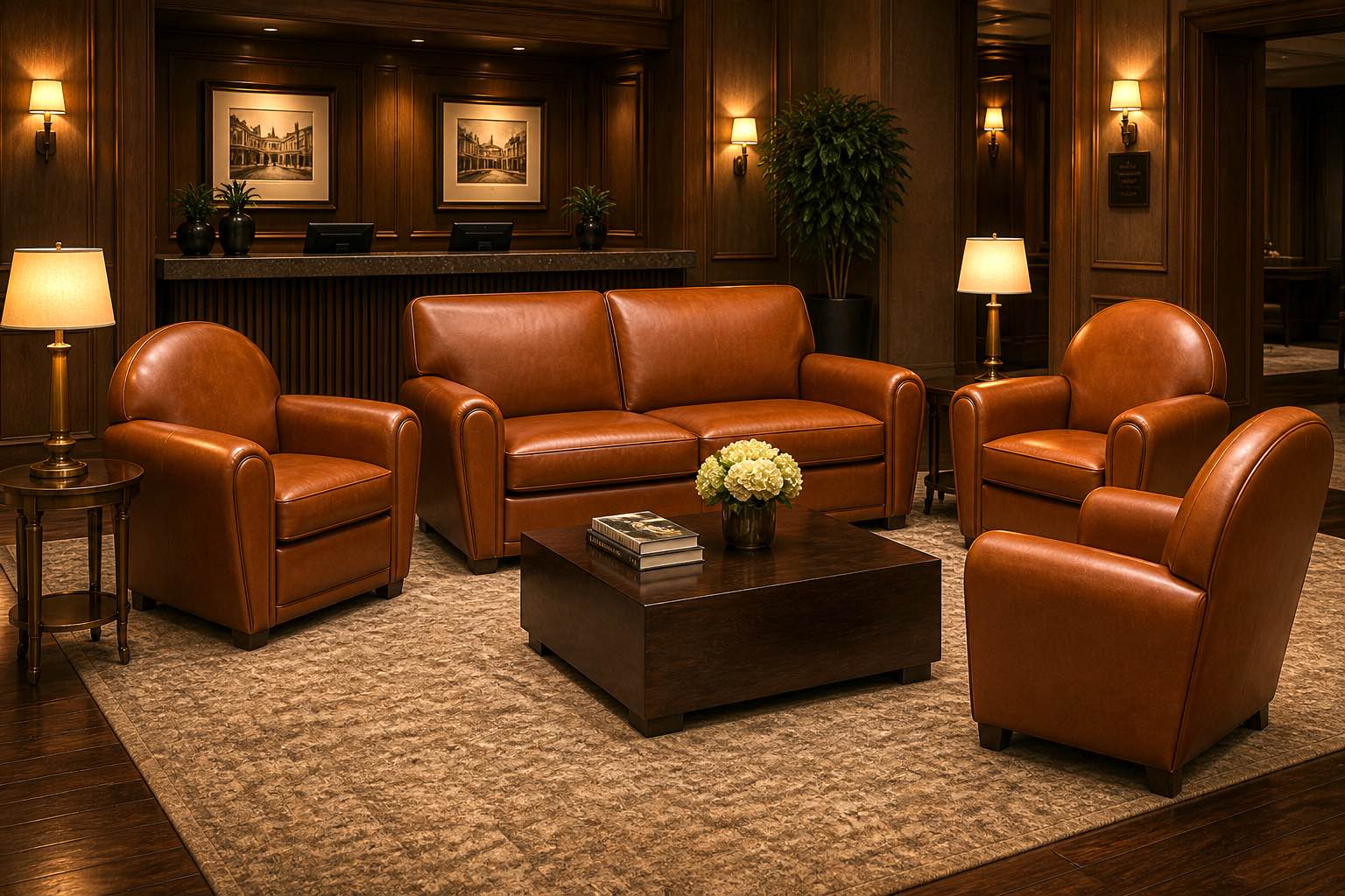 Fauteuil club Capri