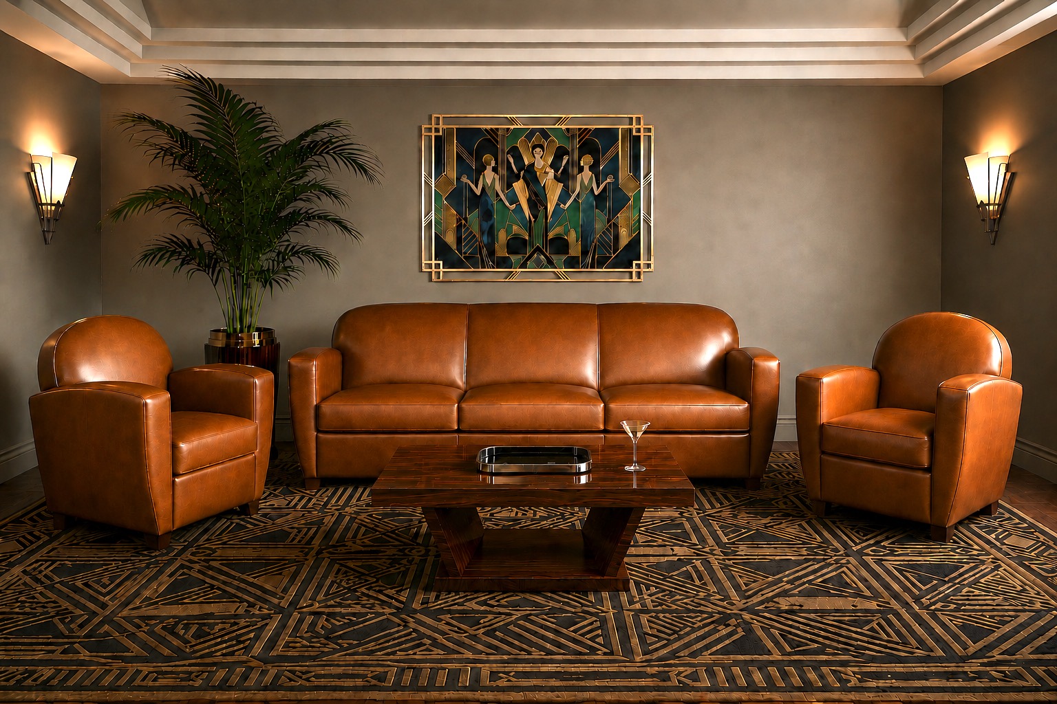 Canapé club ART DECO