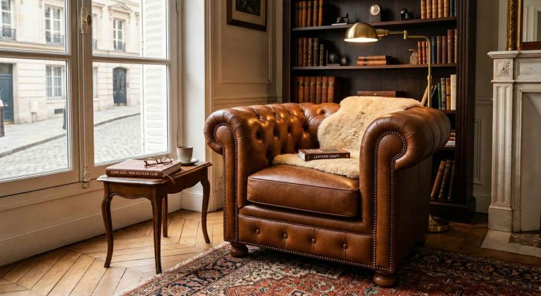 Prix d'un fauteuil club en cuir : le guide 2026