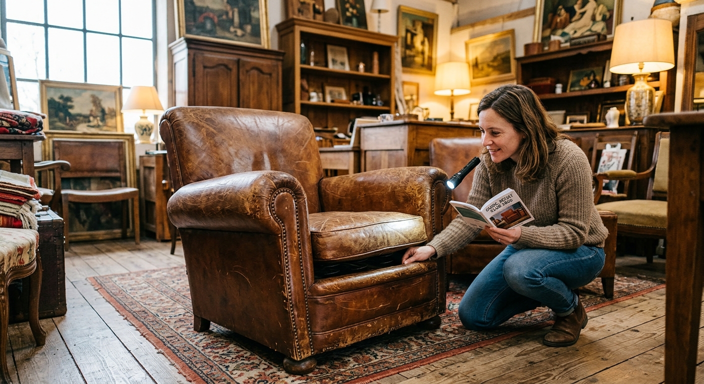 Fauteuil club occasion : bien acheter en 2026