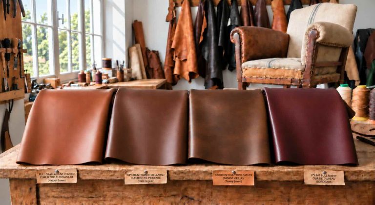 Types de cuir pour fauteuil club : le comparatif